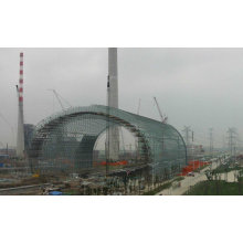 Space Frame Steel Structure Coal Shed Design